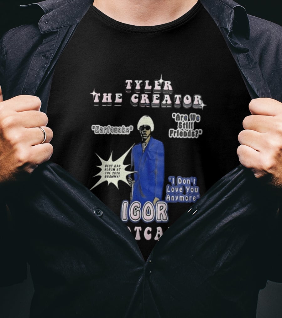 Tyler The Creator Igor Bootcamp Earfquake Are We Still Friends I Don't Love You Anymore Sunglasses Wig T-Shirt