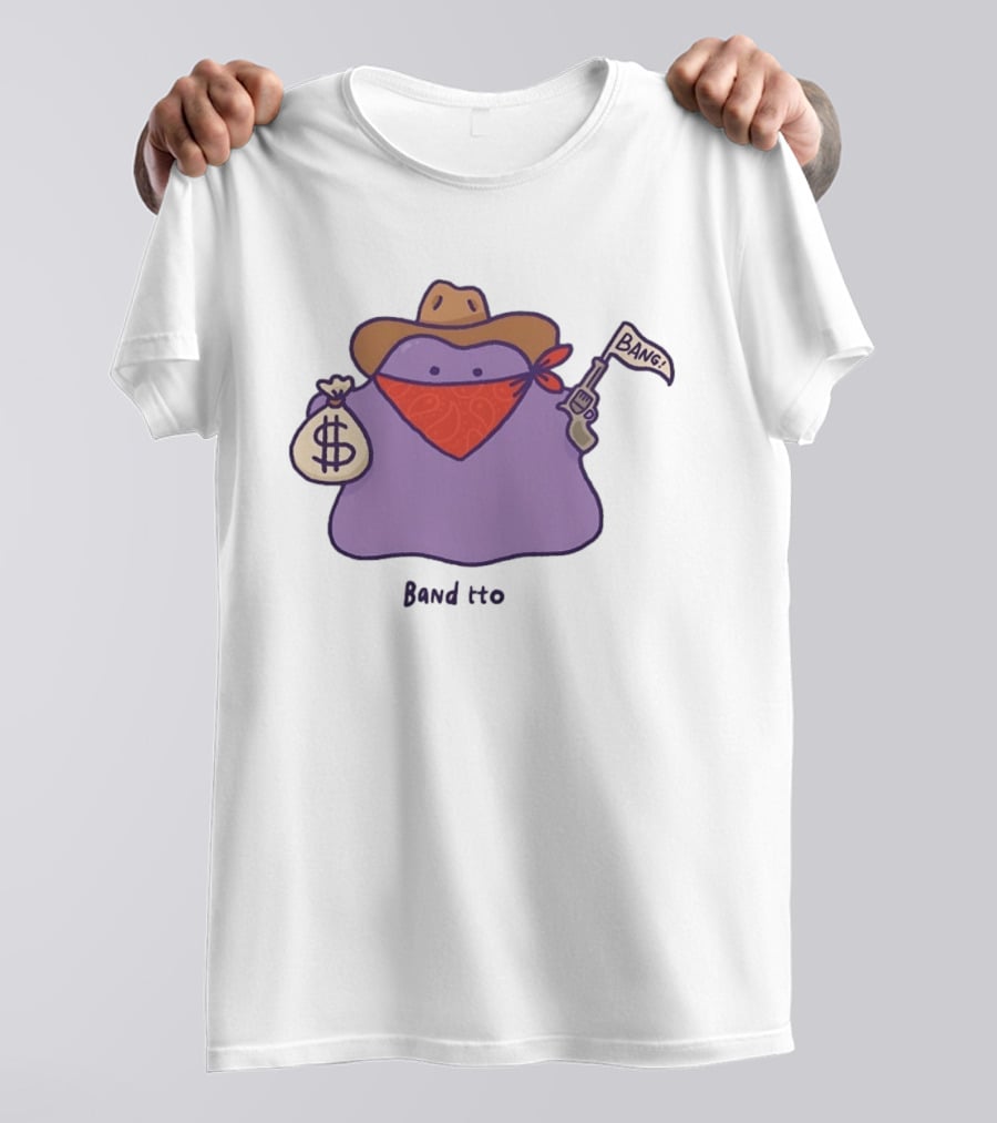 Banditto Cowboy Ditto Outlaw Pokemon Bandit Bang T-Shirt