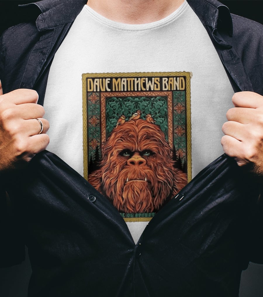 Dave Matthews Band September 5 2026 The Coca Cola Amphitheatre George WA I Go Bigfoot T-Shirt