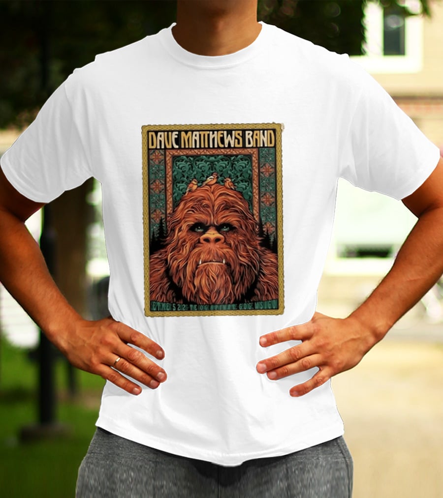Dave Matthews Band September 5 2026 The Coca Cola Amphitheatre George WA I Go Bigfoot T-Shirt