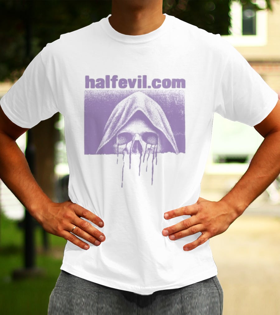 Halfevil.com Hooded Skull Dripping Half Evil Store Week 2 $3.33 T-Shirt