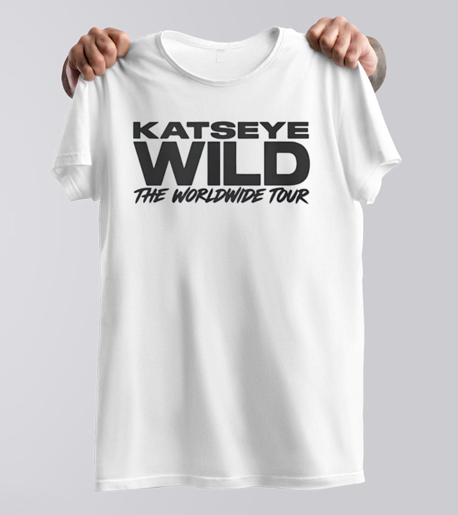 Katseye Wild The Worldwide Tour K Pop Girl Group Merchandise T-Shirt