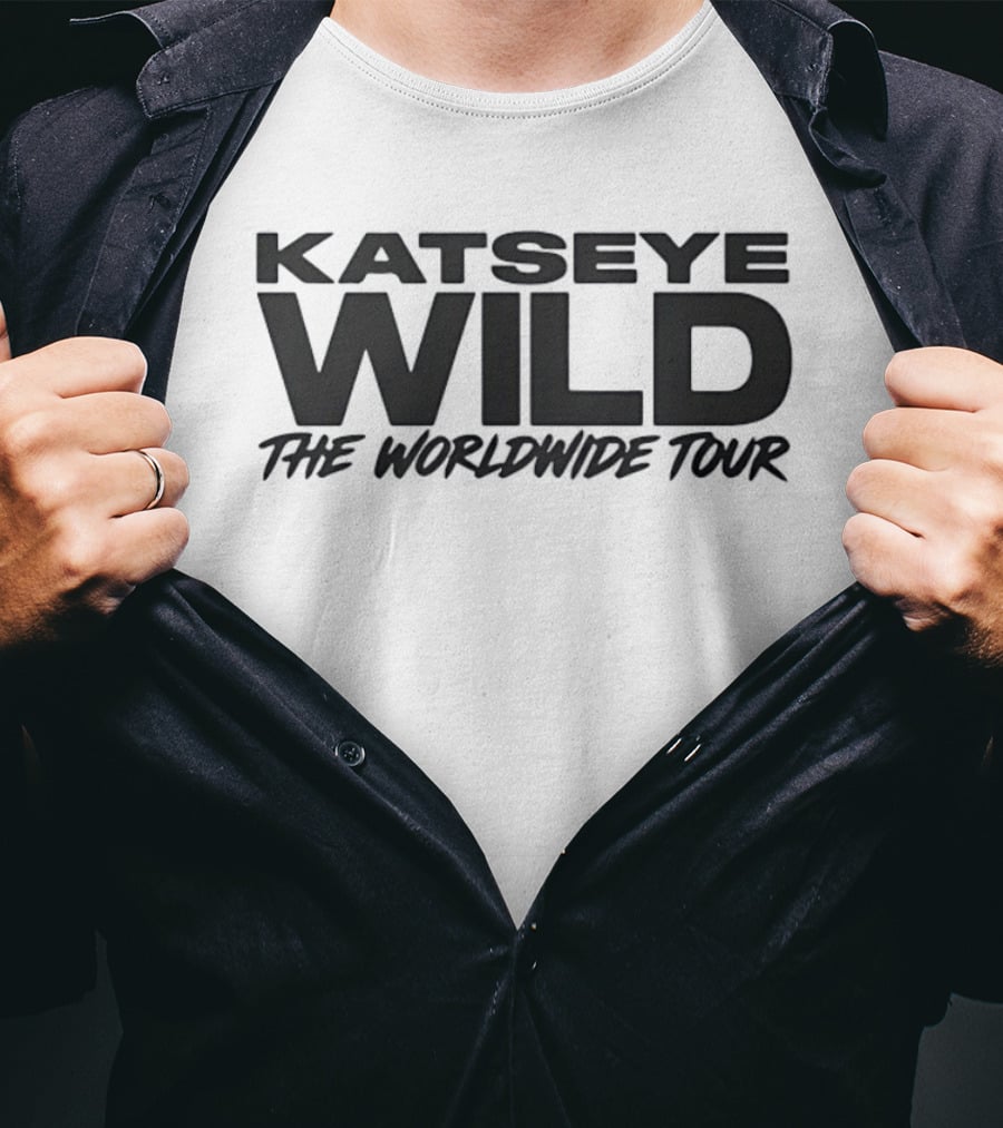 Katseye Wild The Worldwide Tour K Pop Girl Group Merchandise T-Shirt