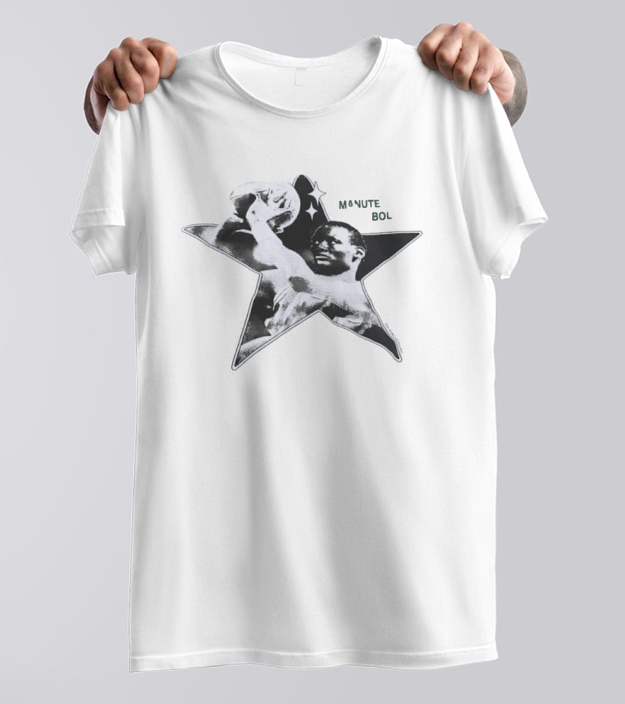 Manute Bol NBA Basketball Star Full Court Press T-Shirt