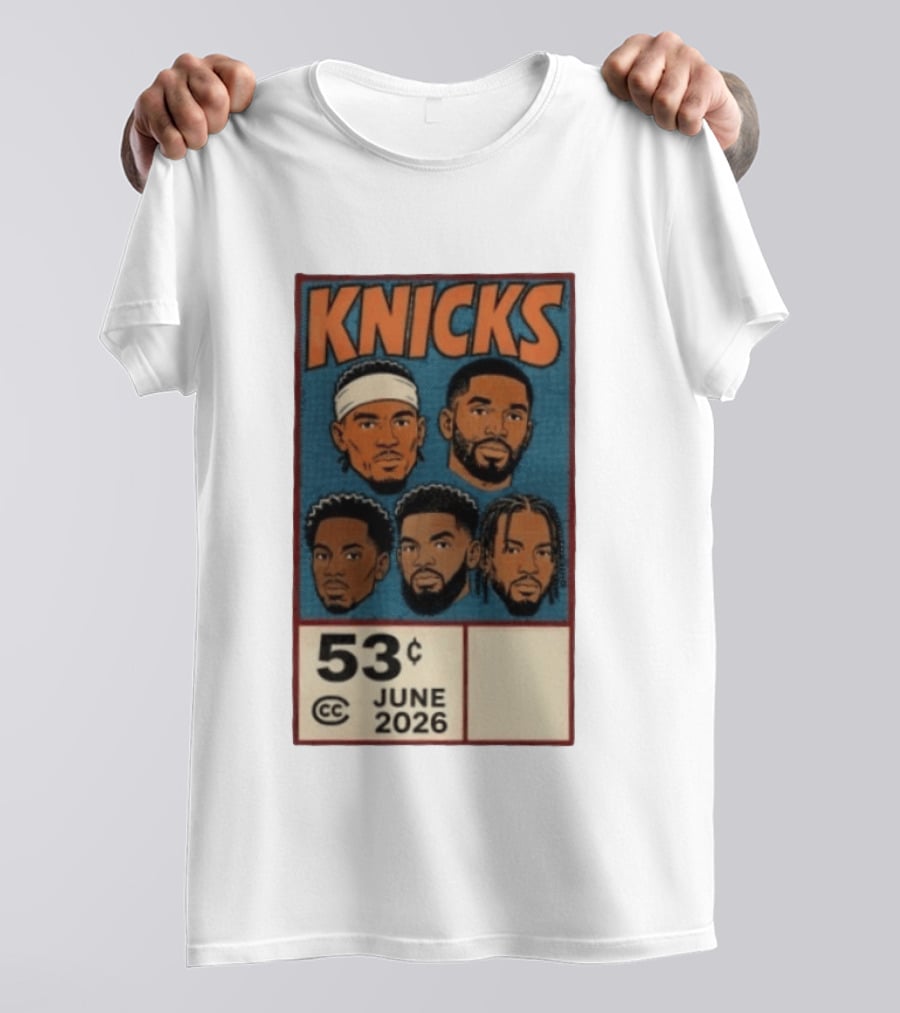 New York Knicks 53¢ Starting 5 June 2026 NBA T-Shirt