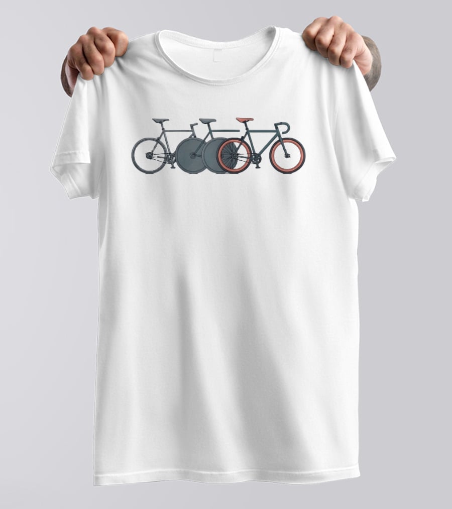 Oldest The Test Model Bicycle Evolution Cycling History T-Shirt