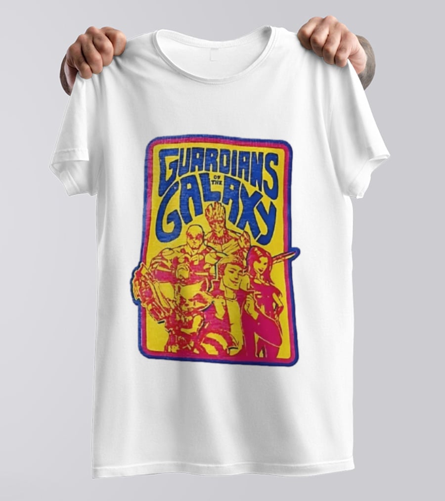 Guardians Of The Galaxy Star Lord Groot Rocket Drax Gamora Marvel T-Shirt