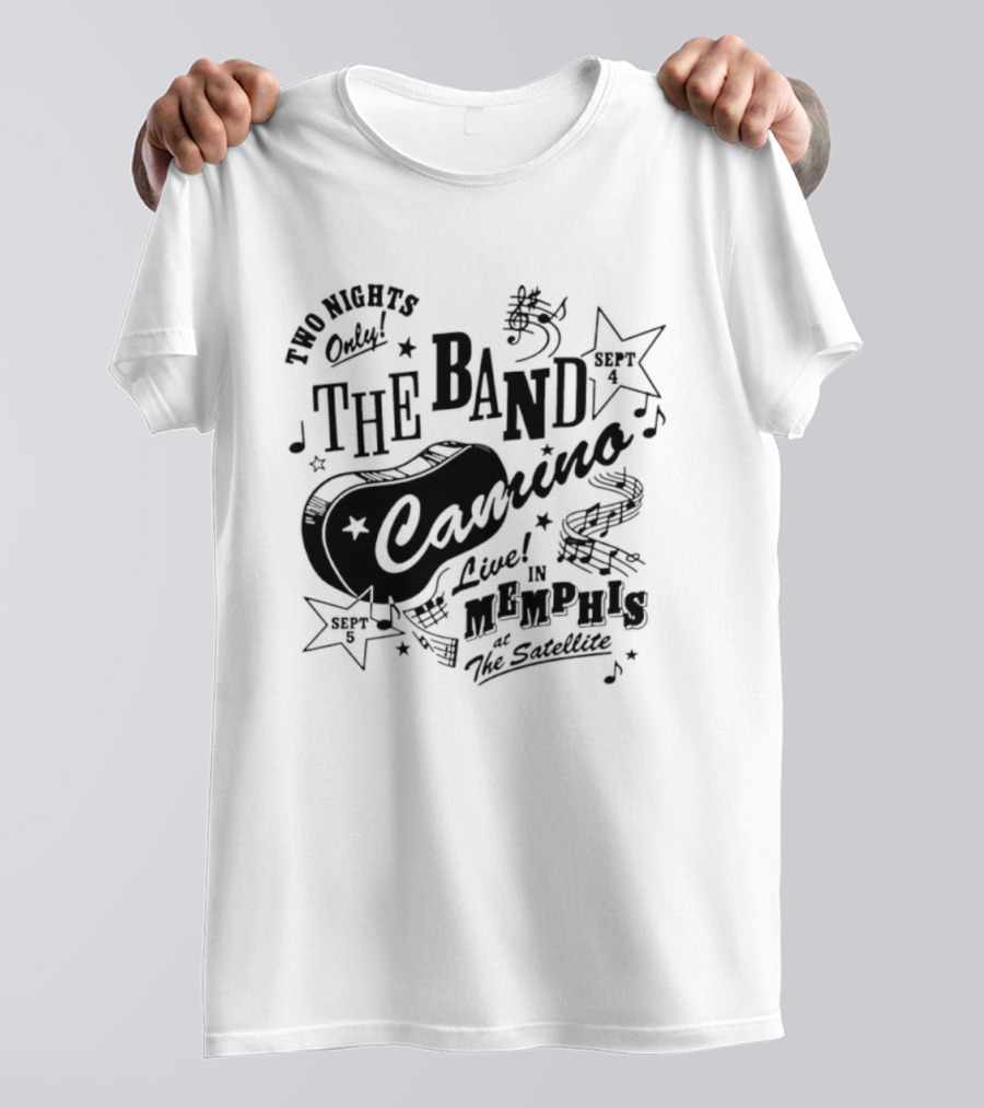 The Band Camino Live In Memphis Two Nights Only T-Shirt