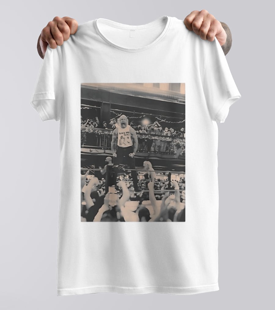 The Butcher Andy Williams Black Flag At TID The Season Photo Wrestling Event T-Shirt