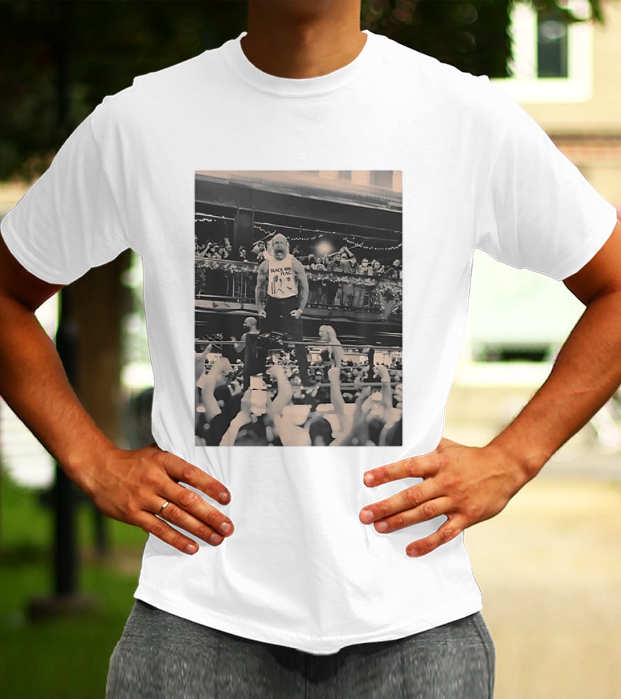 The Butcher Andy Williams Black Flag At TID The Season Photo Wrestling Event T-Shirt