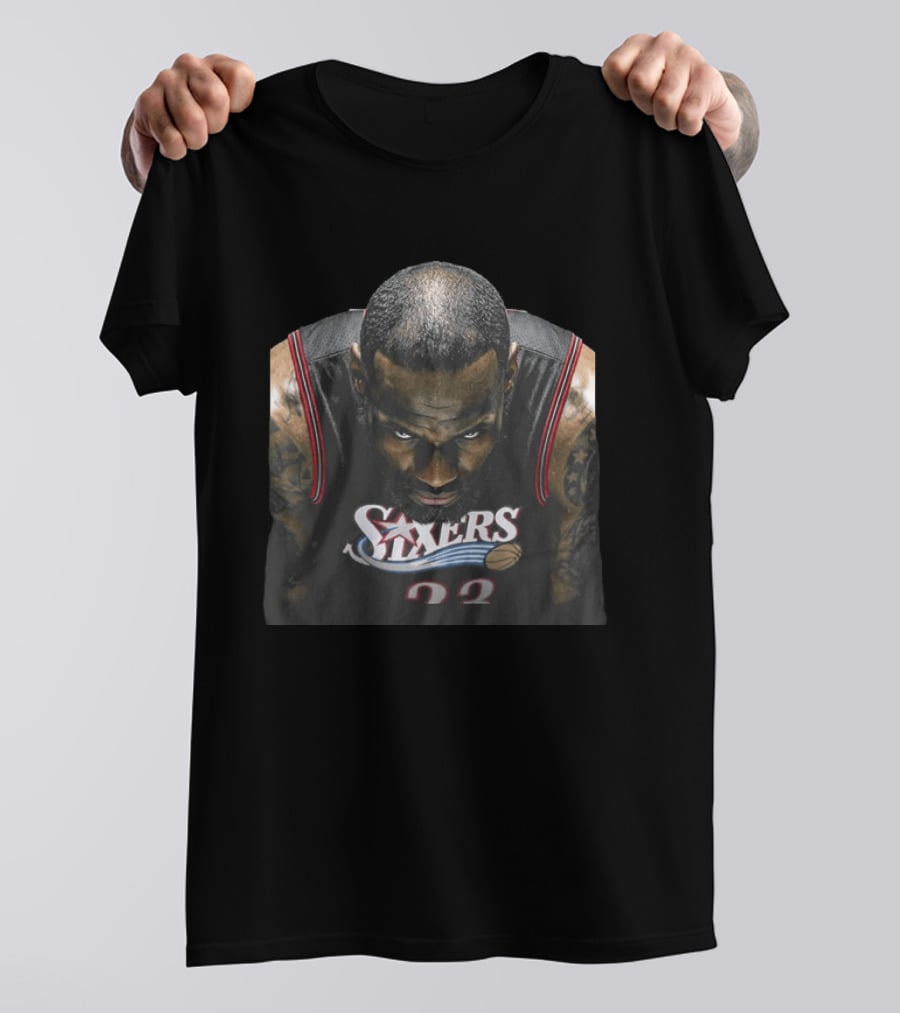 Lebron James Sixers Jersey Parody The League's Oldest Problem T-Shirt