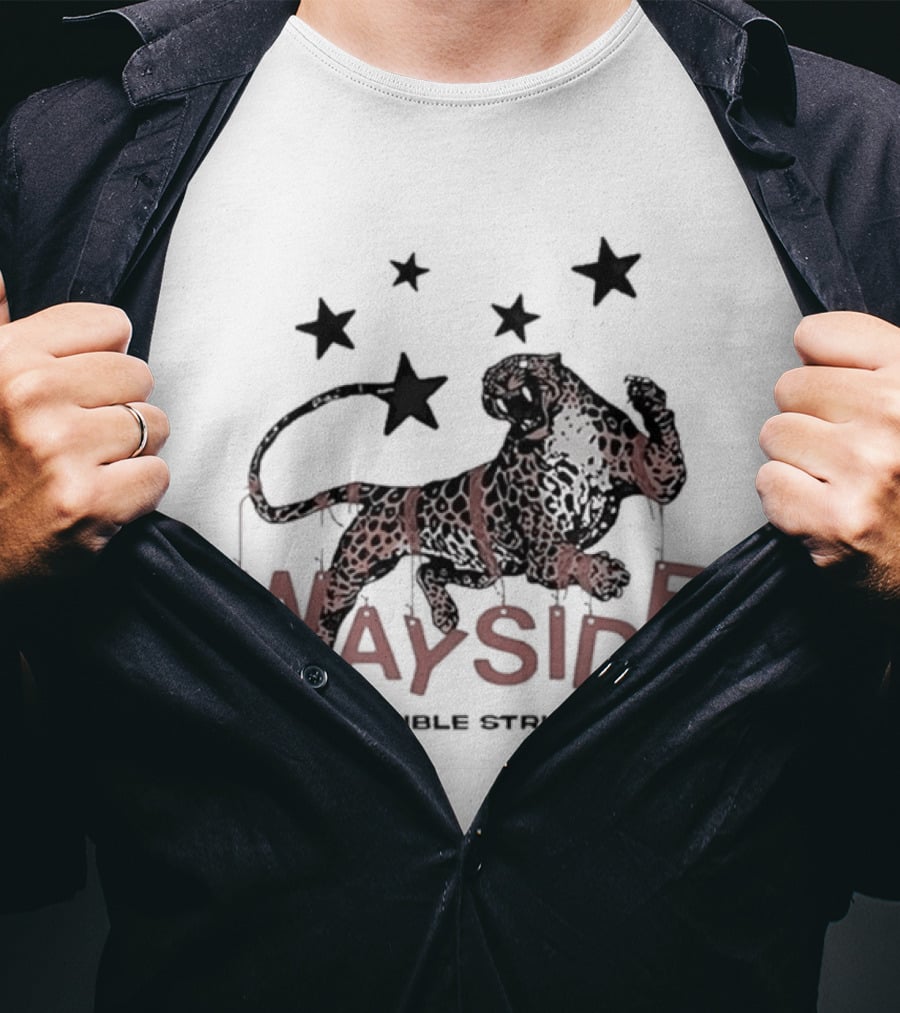 Wayside Invisible Strings Panther Starry Night T-Shirt
