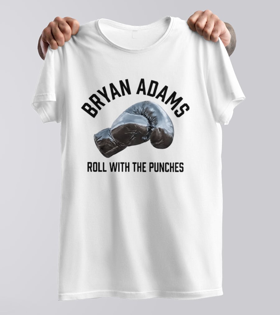 Bryan Adams Roll With The Punches Boxing Glove Music T-Shirt