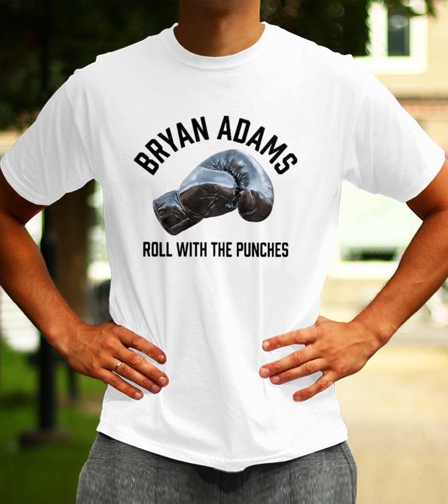 Bryan Adams Roll With The Punches Boxing Glove Music T-Shirt