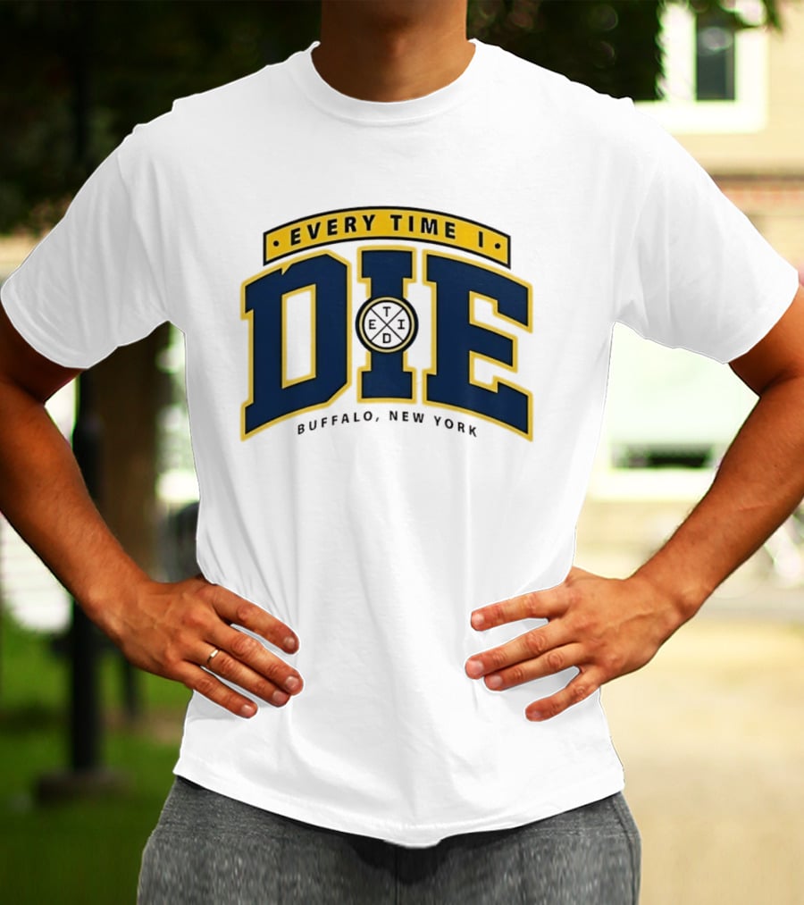 Every Time I Die Buffalo New York ETID DIE Hardcore Band T-Shirt