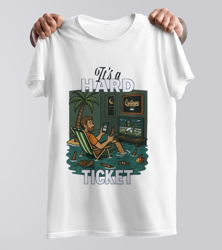 Hard Ticket College Experience SGPN Lifestyle Sports Fan Scene T-Shirt