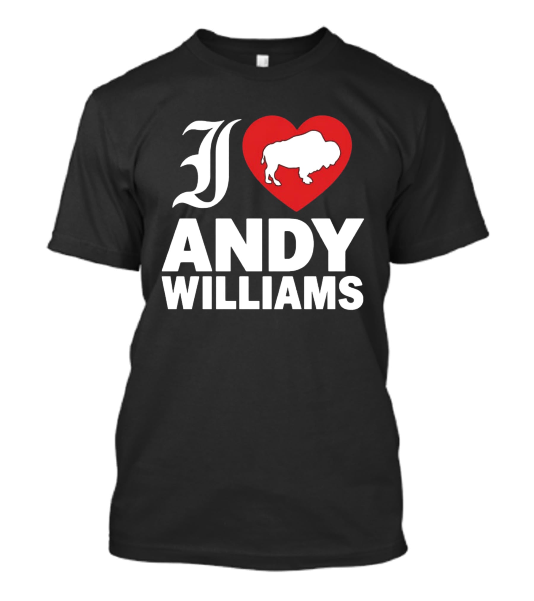 Andy Williams 2026 I Heart Buffalo T-Shirt
