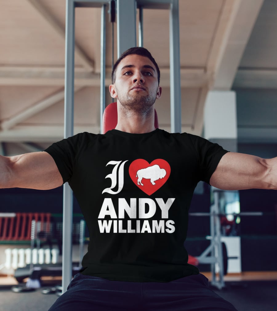 Andy Williams 2026 I Heart Buffalo T-Shirt