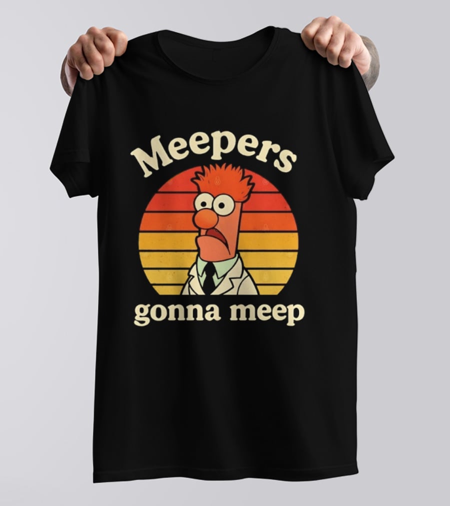 Meepers Gonna Meep Beaker Retro Muppets T-Shirt