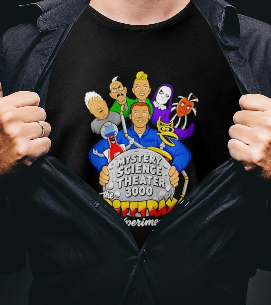 Mystery Science Theater 3000 RiffTrax Experiments With Iconic Robots And Characters T-Shirt