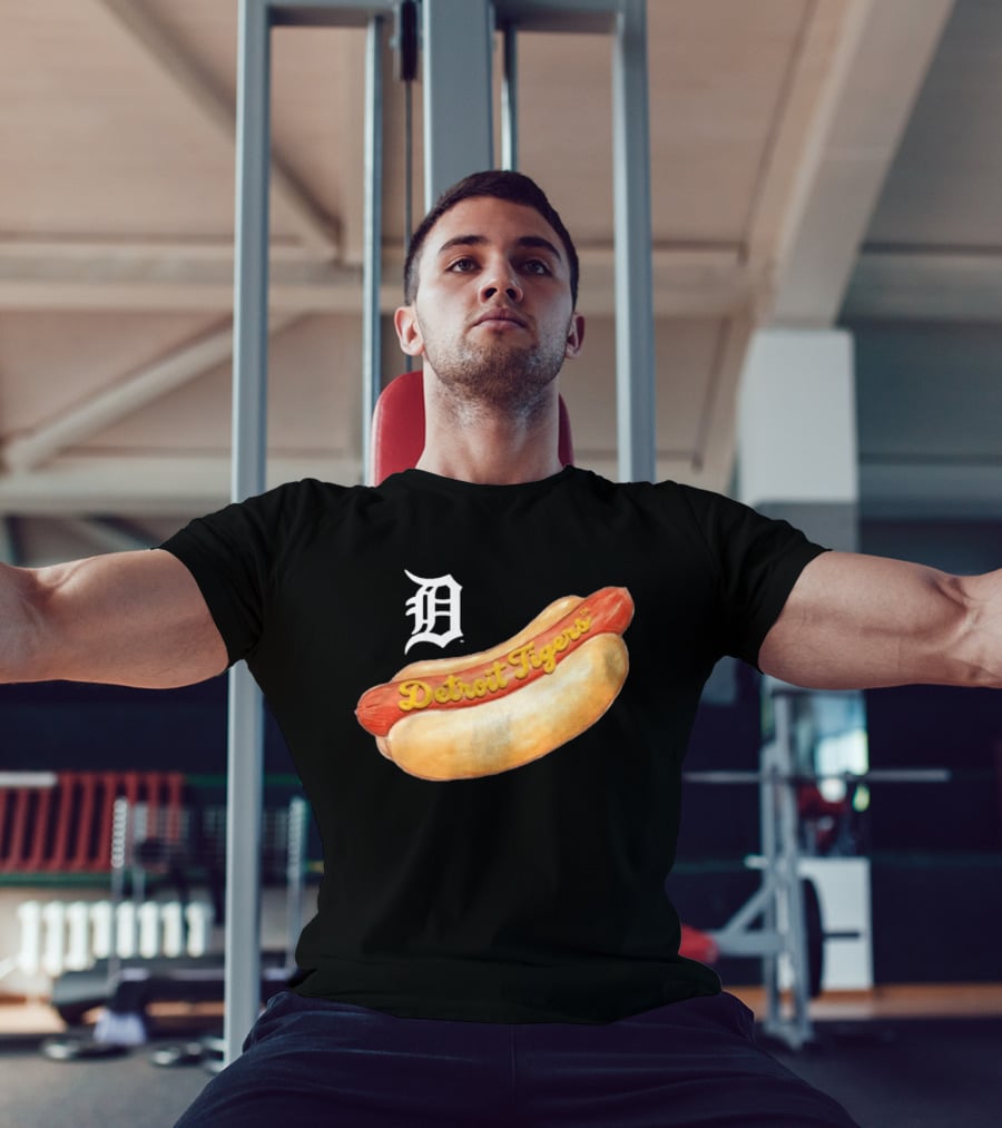 Detroit Tigers Youth Tiny Turnip Hot Dog T-Shirt