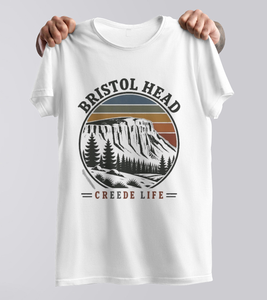 Bristol Head Creede Life Mountain Sunset Scenery T-Shirt
