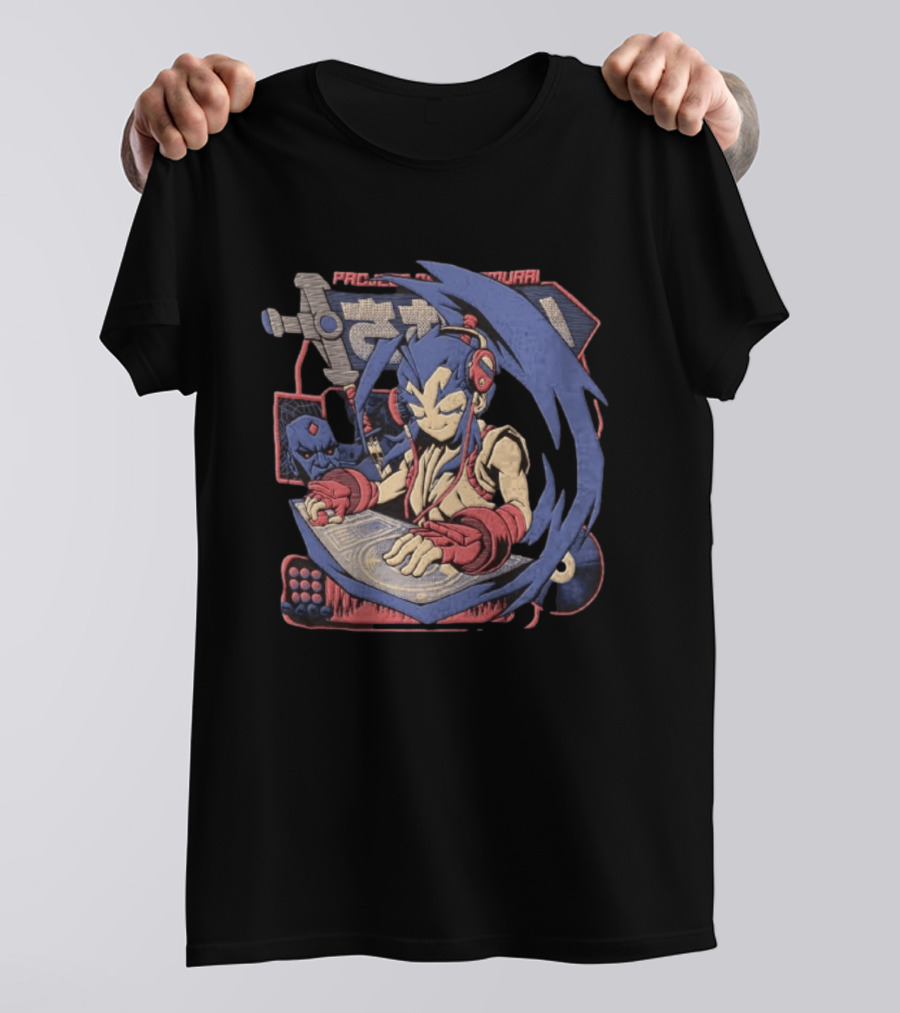 Yoshimitsu Project Soul Samurai DJ Scene Anime T-Shirt