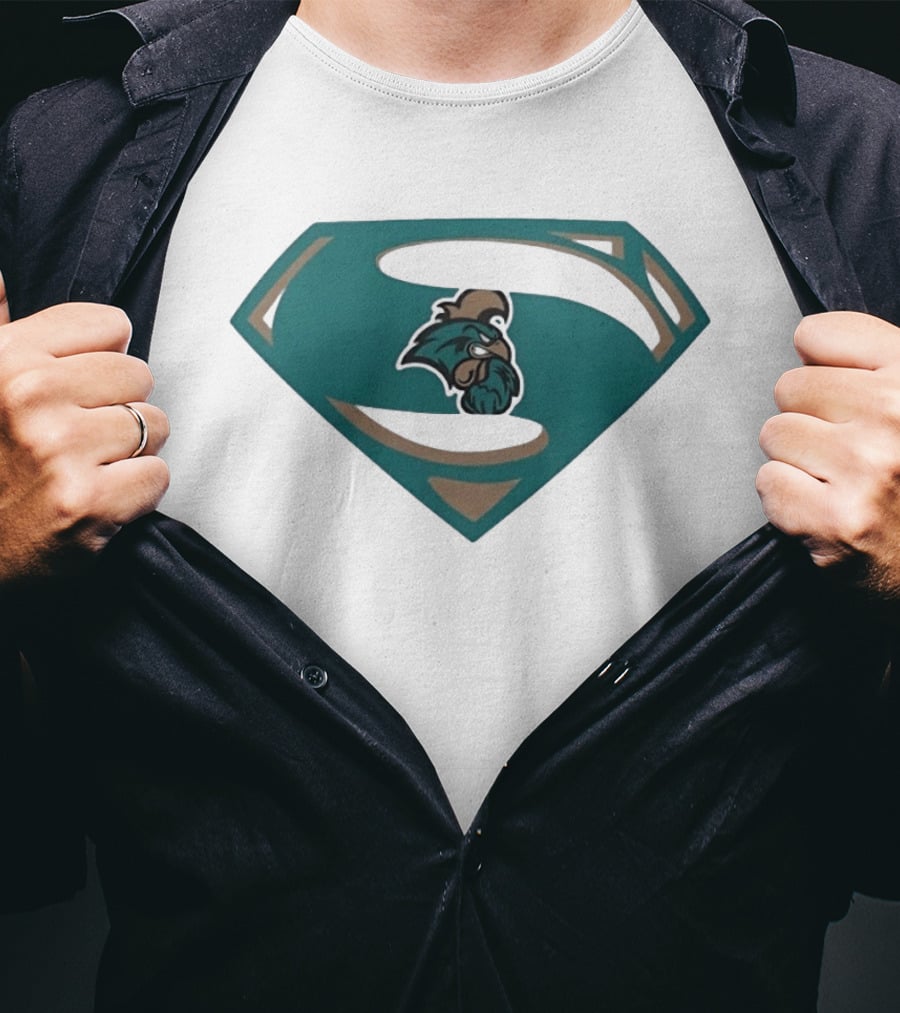 Coastal Carolina Chanticleers Superman T-Shirt