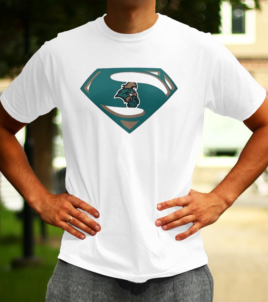 Coastal Carolina Chanticleers Superman T-Shirt