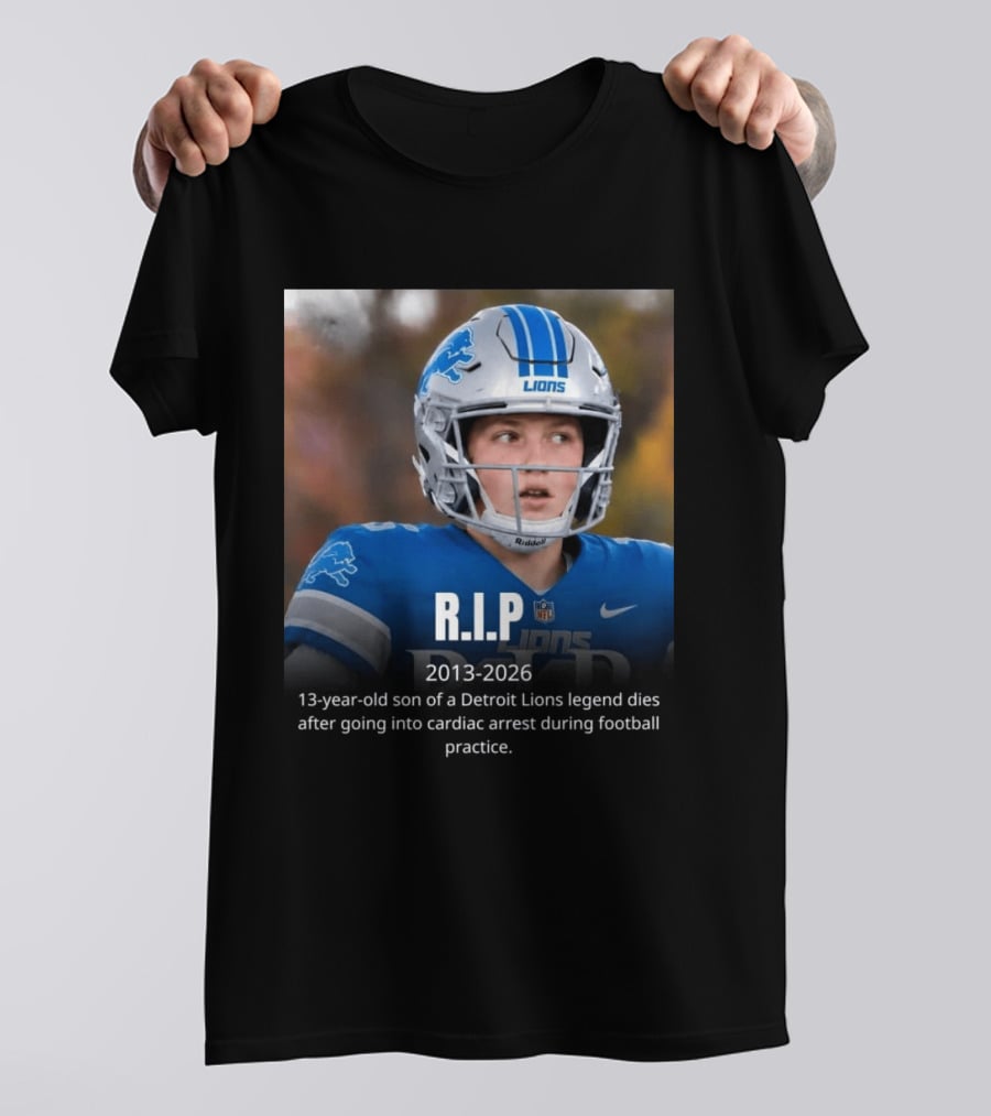 Rip Caden Sorrell Detroit Lions 2013 2026 T-Shirt