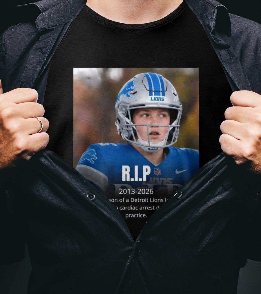 Rip Caden Sorrell Detroit Lions 2013 2026 T-Shirt