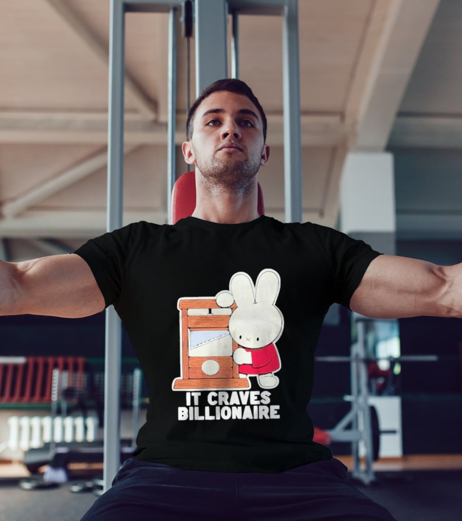 Villionaire Rabbit It Craves Billionaire Guillotine Red T-Shirt
