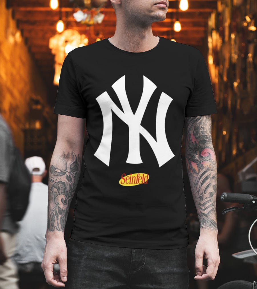 Seinfeld New York Yankees NY TV Show Iconic Collaboration T-Shirt