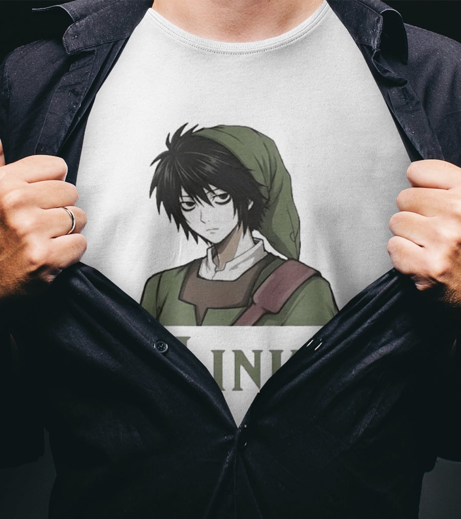 L Lawliet As Link The Legend Of Zelda T-Shirt