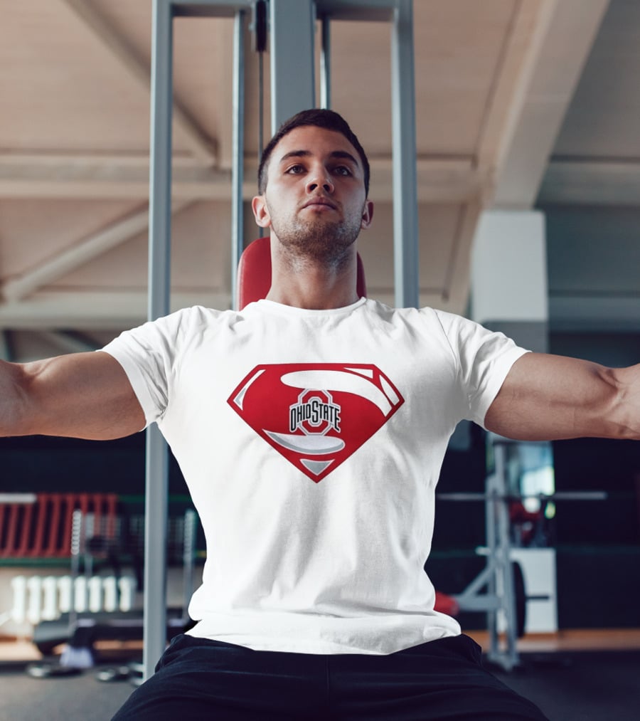 Ohio State Buckeyes Superman NCAA College Football T-Shirt