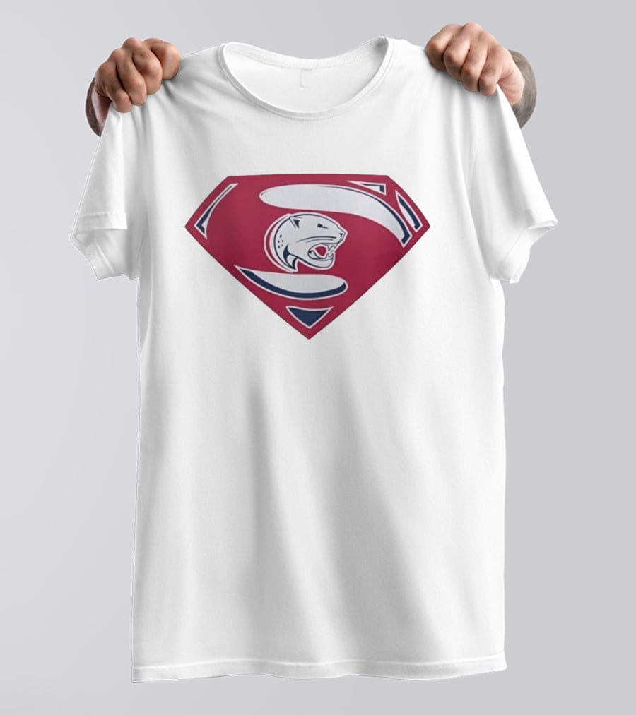 Panther S Emblem Superhero Sports Team Power T-Shirt