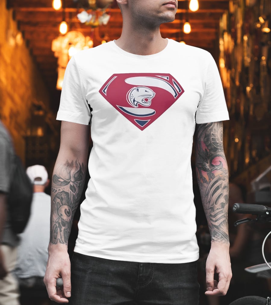 Panther S Emblem Superhero Sports Team Power T-Shirt