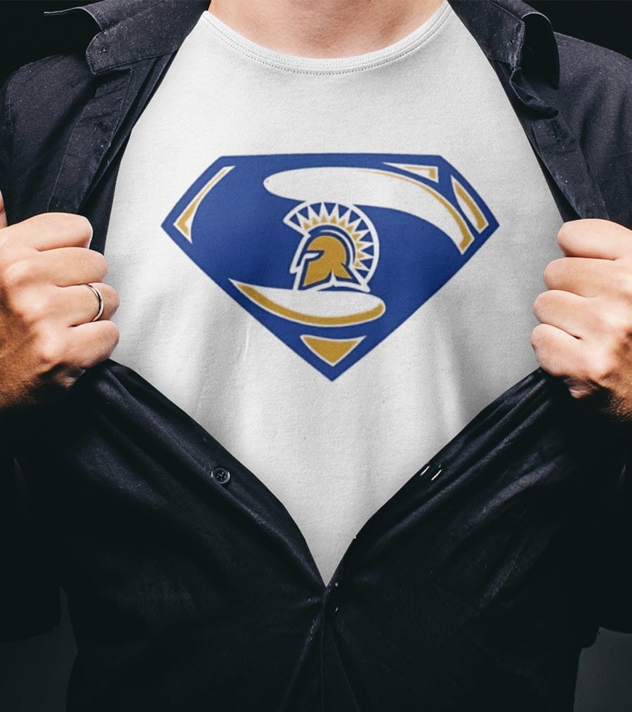 San Jose State Spartans Superman NCAA T-Shirt