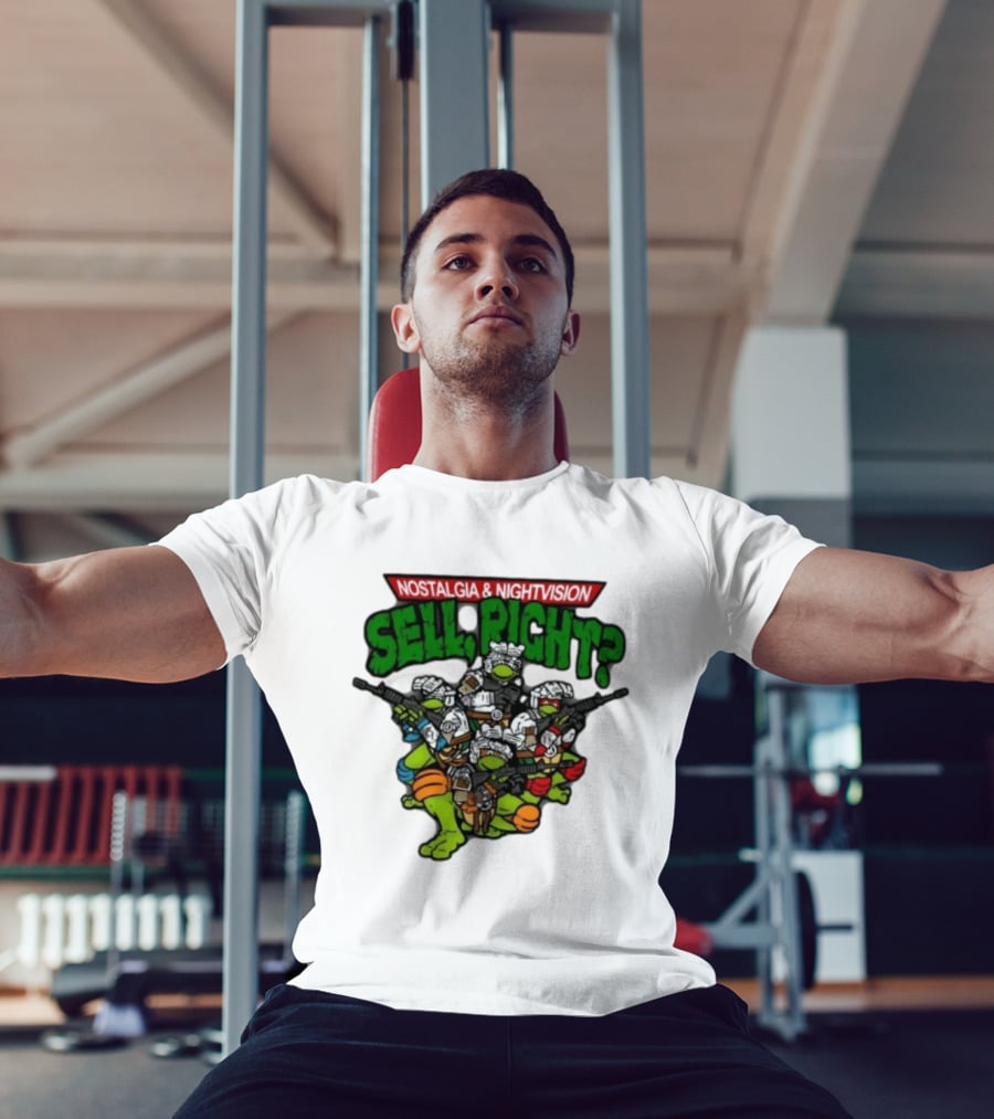 Nostalgia Nightvision TMNT Sell Right T-Shirt