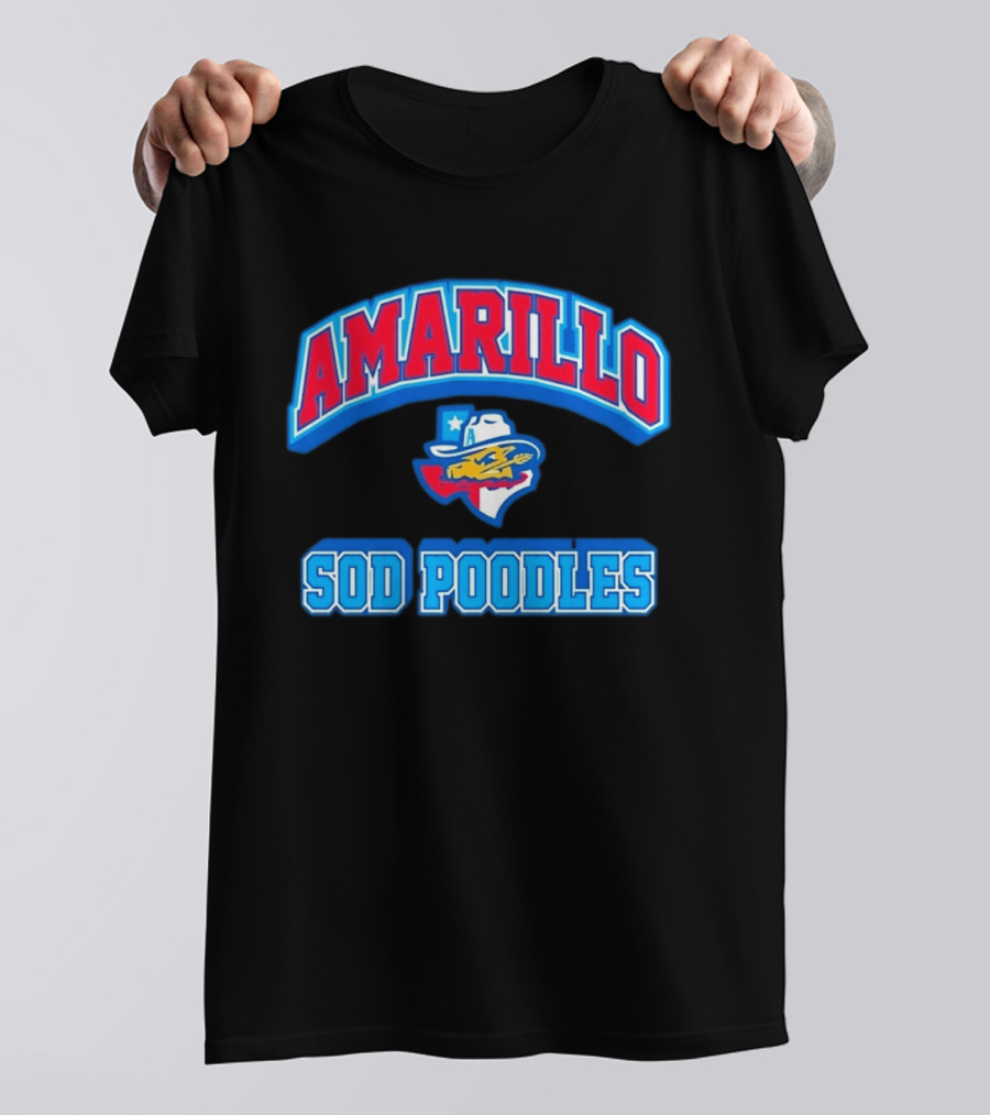Amarillo Sod Poodles Texas Baseball Team T-Shirt