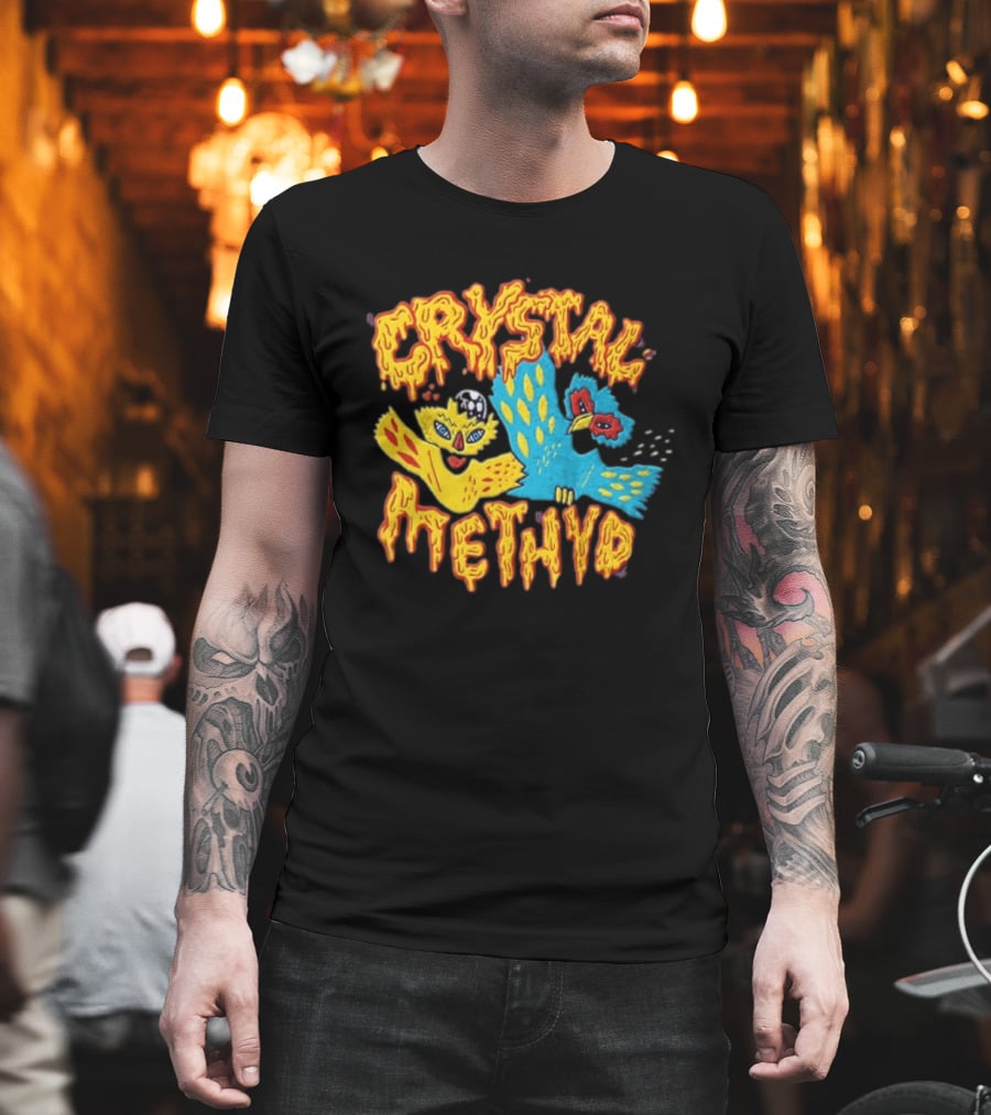 Crystal Methyd RuPaul Drag Race Bird Characters T-Shirt