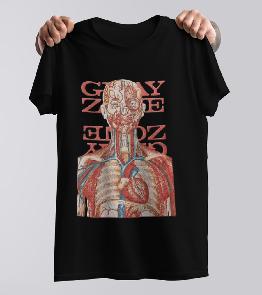 Gray Zone Anatomy Heart Illustration Adults Medical Revolutionize T-Shirt