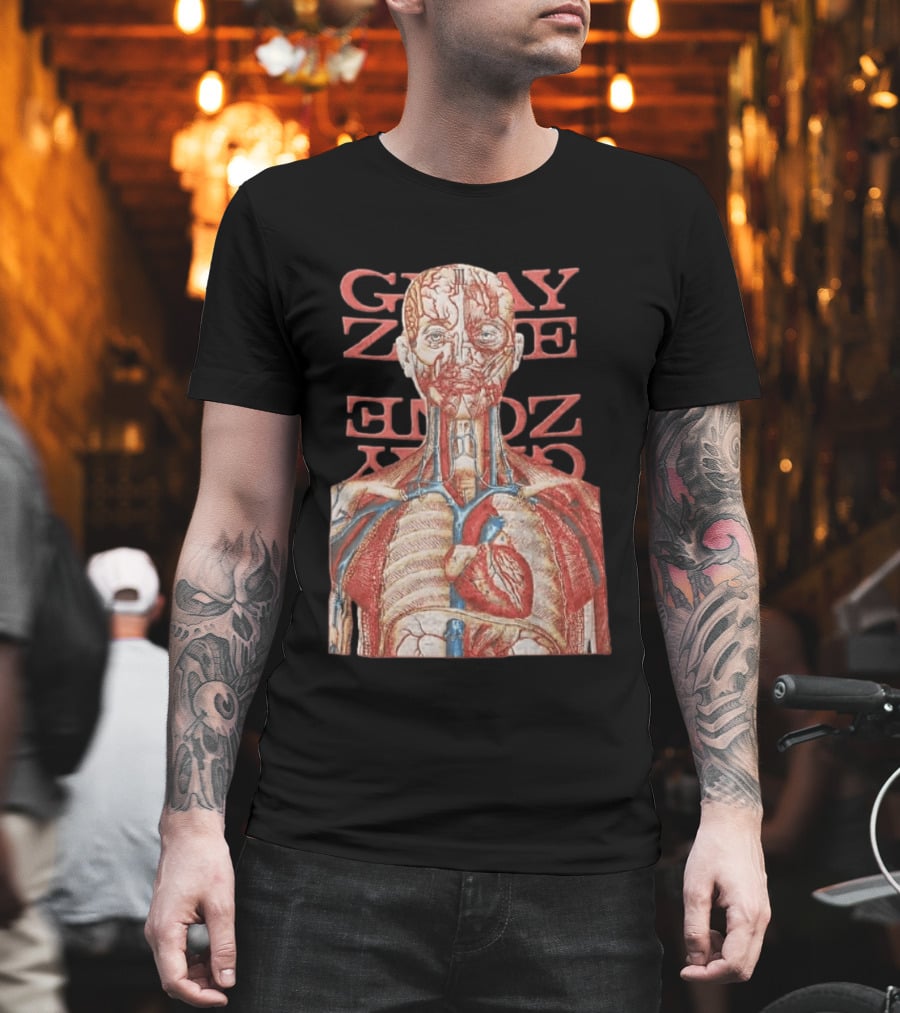 Gray Zone Anatomy Heart Illustration Adults Medical Revolutionize T-Shirt
