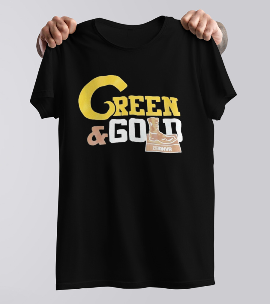 Green Gold Denver Boot Distressed DNVR T-Shirt