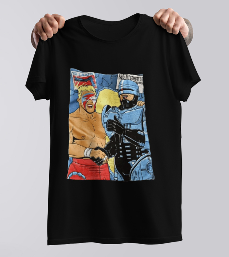 Ultimate Warrior TJ Lazer Robocop Capital Combat 90 T-Shirt