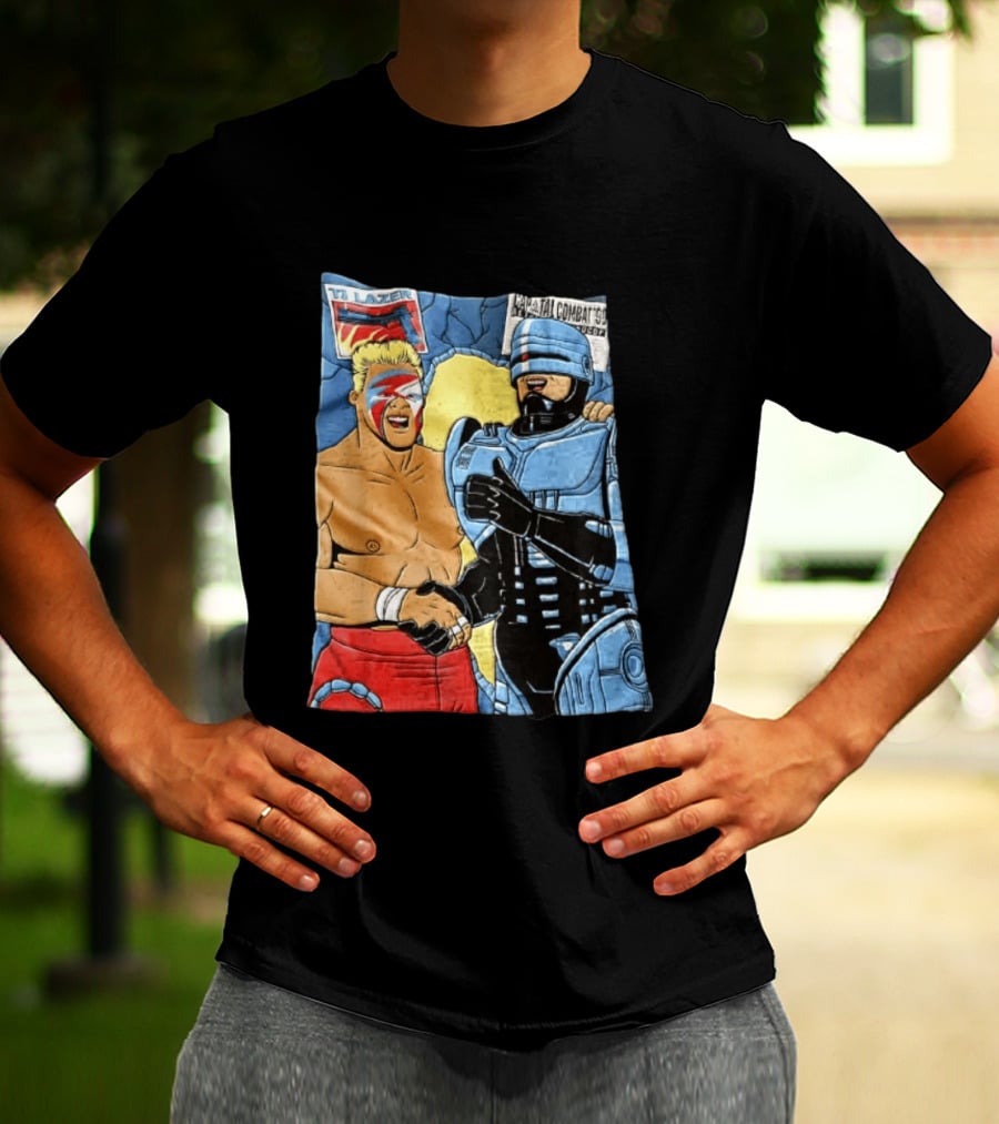Ultimate Warrior TJ Lazer Robocop Capital Combat 90 T-Shirt