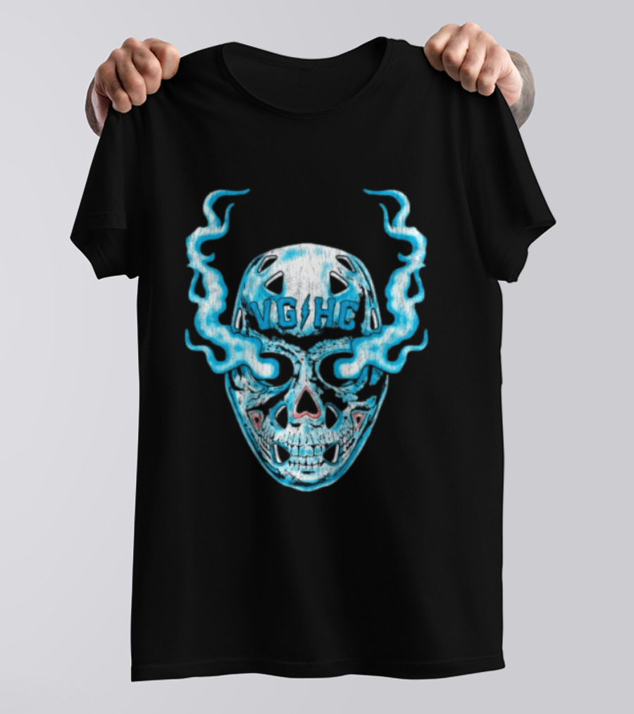 Violent Gentlemen Hockey Club VGHC Skull Mask Smoky Blue T-Shirt
