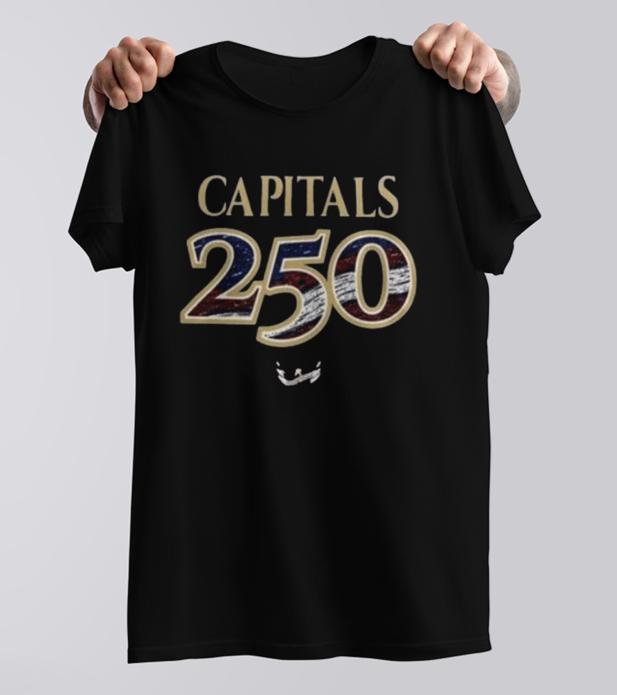 Washington Capitals Celebrate America250 With Stars And Stripes T-Shirt