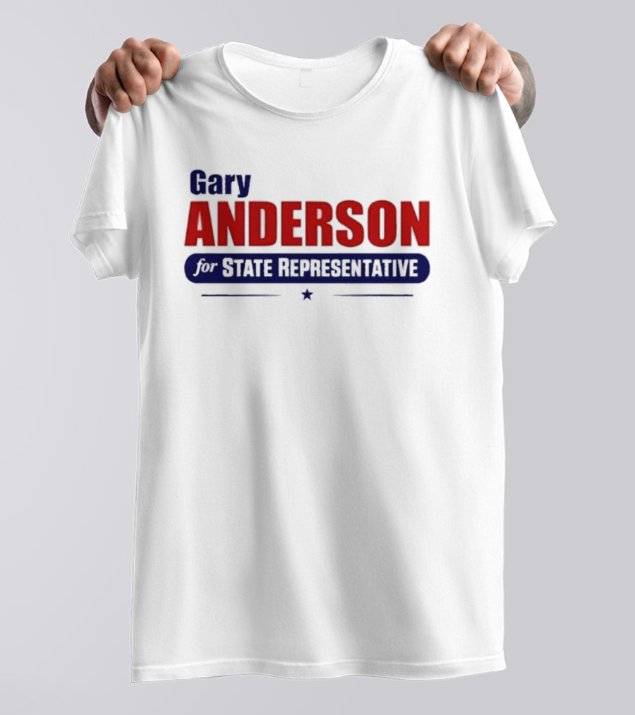 Gary Anderson MI State Representative 2026 Campaign T-Shirt