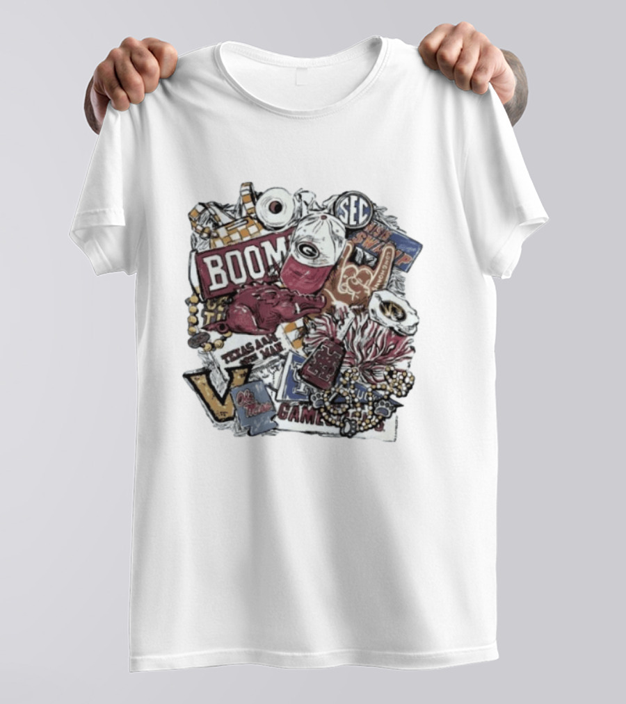 Mississippi State SEC Gameday It Just Means More Boom Tennessee Texas A&M Gators LSU Auburn T-Shirt